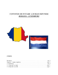 Convenții de evitare a dublei impuneri România-Luxemburg - Pagina 1