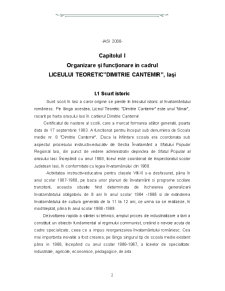 Monografie Liceul Teoretic Dimitrie Cantemir Iași - Pagina 2