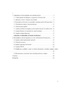 Studiu Aplicativ Privind Eficientizarea Activității unei Instituții Publice - Pagina 2