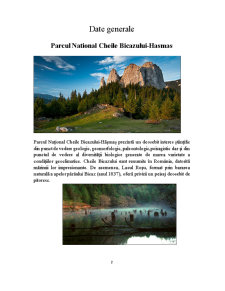 Analiza comparativă a două arii protejate - Parcul Național Cheile Bicazului-Hăsmaș și Parcul Național Yosemite - Pagina 2
