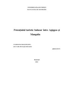 Potențialul Turistic Balnear între Agigea și Mangalia - Pagina 2