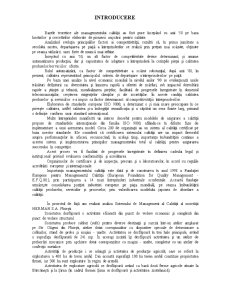 Analiza sistemului de management al calității la SC Herman Ploiești - Pagina 4