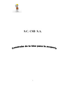 SC CSB SA - Pagina 1