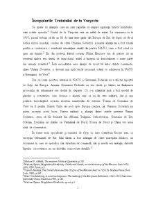 Începuturile Tratatului de la Varșovia - Pagina 1