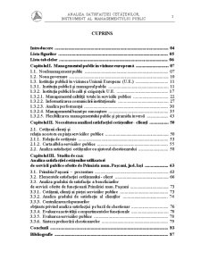 Analiza satisfacției cetățenilor, instrument al managementului public - Pagina 1