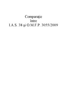 Comparație între IAS 38 și OMFP 3055-2009 - Pagina 1