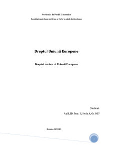 Dreptu Derivat al UE - Pagina 1