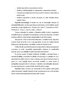 Contabilitatea impozitelor și taxelor locale pe exemplul Primăriei Măcin, Județul Tulcea - Pagina 3