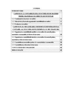 Evaluarea și Contabilitatea Stocurilor de Materiale - Pagina 1