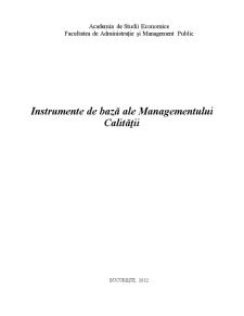 Instrumente de Bază ale Managementului Calității - Pagina 1