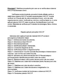 HACCP - Principii, Etape - Pagina 5