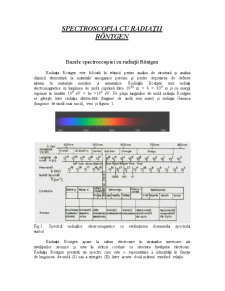 Spectroscopia cu Raze X - Pagina 1