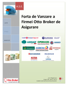 Forța de vânzare a firmei Otto Broker de asigurare - Pagina 1