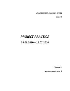 Proiect practică management - SC Smith & Smith SRL - Pagina 1