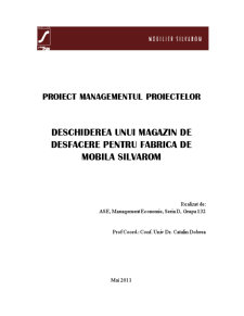 Metodologii Manageriale - SC Sanovita SRL - Pagina 1