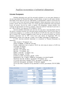 Studiu privind dimensiunea și modul de manifestare a unităților din industria alimentară în perioada 2005-2010 - Pagina 2