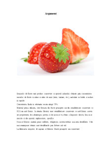 Tehnologia nectarului de căpșuni - Pagina 1