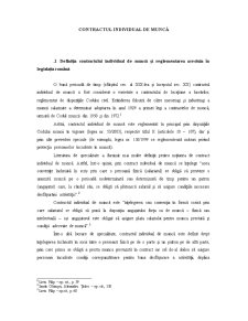 Contractul Individual de Muncă - Pagina 1