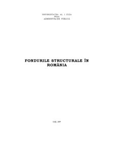 Fondurile Structurale în România - Pagina 1