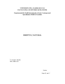 Dreptul Natural - Pagina 1