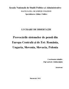 Sustenabilitatea sistemului românesc de pensii pe termen lung - Pagina 1