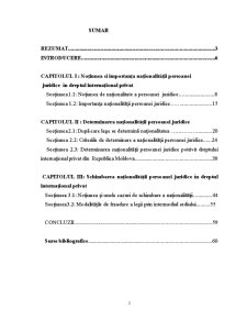 Naționalitatea Persoanei Juridice în Dreptul Internațional Privat - Pagina 2