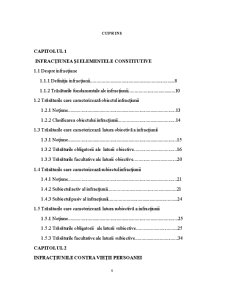 Elementele Constitutive ale Infracțiunii Contra Vieții - Pagina 3