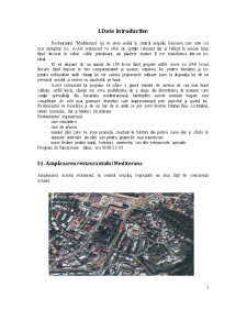 Plan de afaceri Restaurant Mediterana - Pagina 3