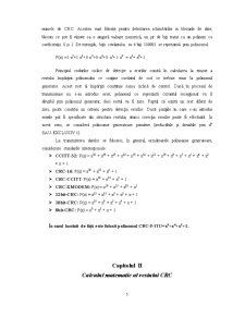 Transmisia și Verificarea Datelor cu Ajutorul Circuitului de Detecție a Erorilor Bazat pe Algoritmul CRC - Pagina 5