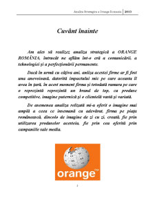 Analiza strategică a Orange România - Pagina 2