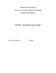 China - Miracol sau Miraj - Pagina 1