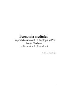 Economia Mediului - Pagina 1