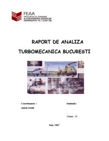 Raport de analiză - Turbomecanica București - Pagina 1