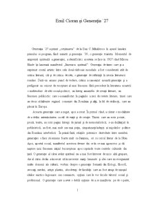 Emil Cioran și generația 1927 - Pagina 1
