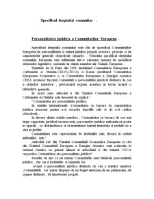 Drept comunitar european - considerații generale - Pagina 2
