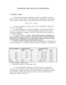 Volumetrie Acido-Bazica - Pagina 1