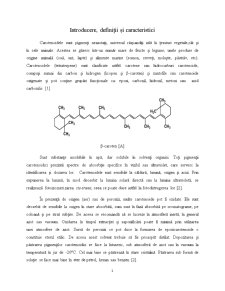 Analize Calitative și Cantitative ale Carotenoidelor - Pagina 2