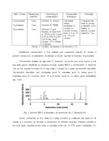 Analize Calitative și Cantitative ale Carotenoidelor - Pagina 4