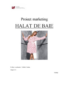 Marketing - Halat de Baie - Pagina 1