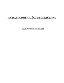Analiza comunicării de marketing pentru produsul Ariel - Pagina 1