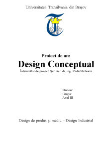 Design conceptual - analiza conceptuală a unei pedale cu transmisie planetară - Pagina 1