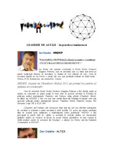 Conceptul de Leadership și Reflectarea în Practica Firmelor Românești - Pagina 5
