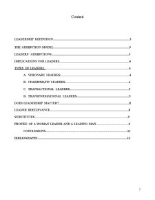 Leaders and Leadership - Pagina 2