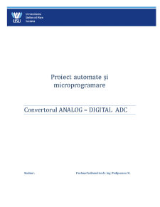 Convertorul Analog - Digital ADC - Pagina 1