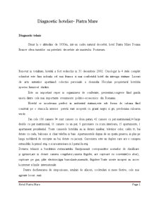 Diagnostic hotelier - Piatra Mare - Pagina 1