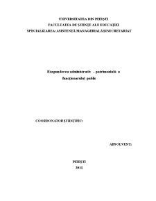 Răspunderea Administrativ - Patrimonială a Funcționarului Public - Pagina 2