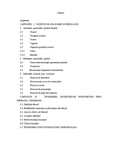 Nașterea distocică - particularități de îngrijire a pacientei cu operație cezariană - Pagina 2