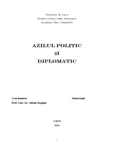 Azilul Politic și Diplomatic - Pagina 1
