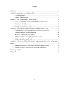 Rolul specialiștilor în relațiile publice în situații de criză - Pagina 1