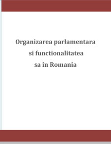 Organizarea parlamentară - Pagina 1
